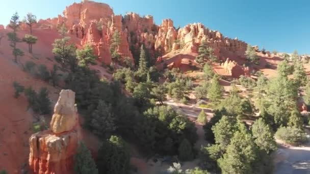 Vista Aérea Parque Nacional Dos Arcos Partir Helicóptero Utah Eua — Vídeo de Stock