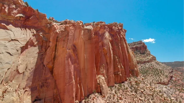 Úžasný Pohled Národní Park Zion Utah Spojené Státy — Stock fotografie