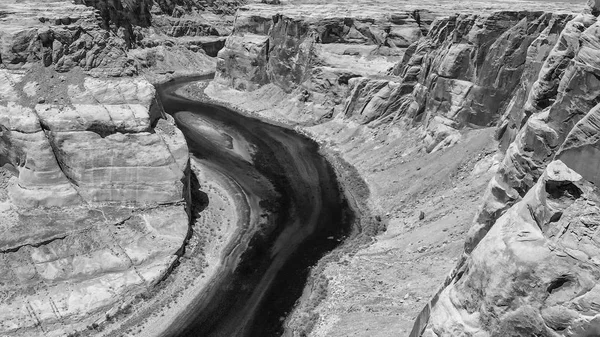 Καταπληκτική Εναέρια Άποψη Του Horseshoe Bend Σελίδα Αριζόνα Ηνωμένες Πολιτείες — Φωτογραφία Αρχείου