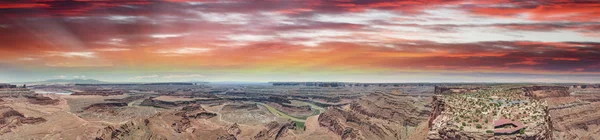 Kanyonun Utah Amerika Birleşik Devletleri Havadan Görünümü — Stok fotoğraf
