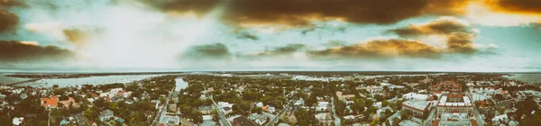 Augustine Sunset Panoramic Aerial View City Skyline Landmarks — Stock Photo, Image