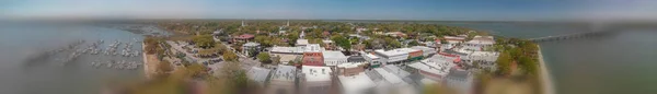 Beaufort April 2018 Luchtfoto Panoramisch Stadszicht Dit Een Kleine Stad — Stockfoto