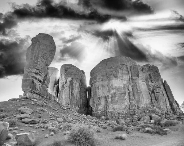 Butte Camello Atardecer Parque Nacional Monument Valley Arizona — Foto de Stock