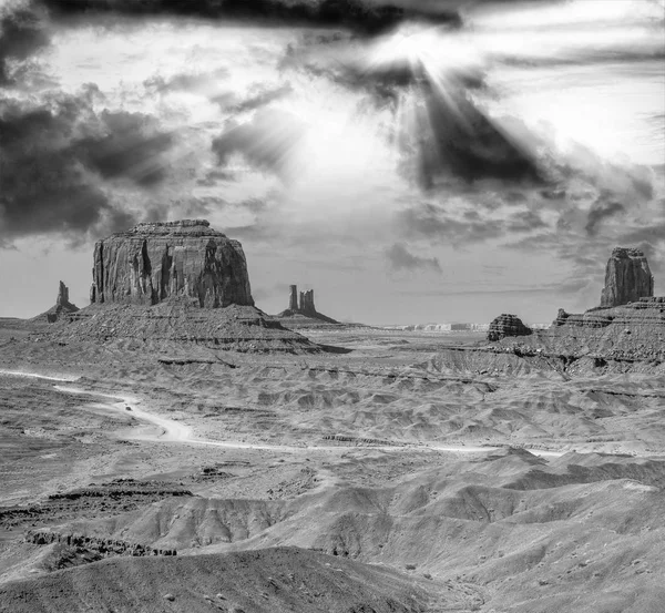 Parque Nacional Monument Valley Hermoso Día Verano — Foto de Stock