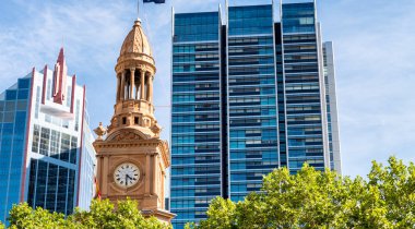 Sydney gökdelenler, havadan görünümü.