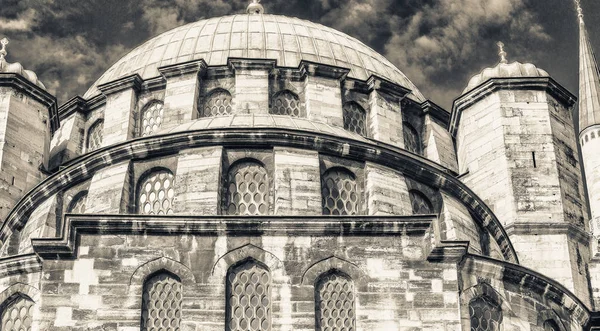 Hagia Sophia Istanbul Bianco Nero — Foto Stock