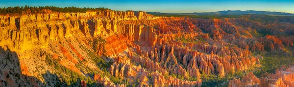 Parku Narodowego Bryce Canyon Panoramiczny Widok Skalne — Zdjęcie stockowe