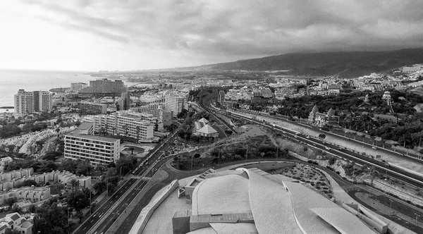 Luchtfoto Van Het Tenerife Buurt Van Playa Las Americas — Stockfoto