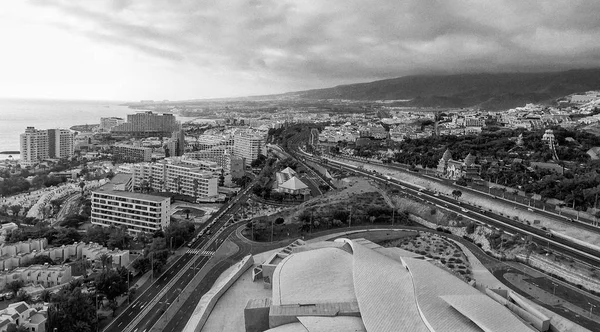 Playa Las Americas Yakınındaki Tenerife Havadan Görünümü — Stok fotoğraf