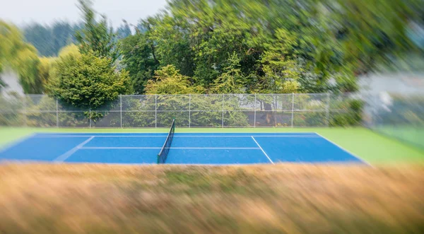 Outdoor Tennisbaan Binnen Een Openbaar Stadspark — Stockfoto