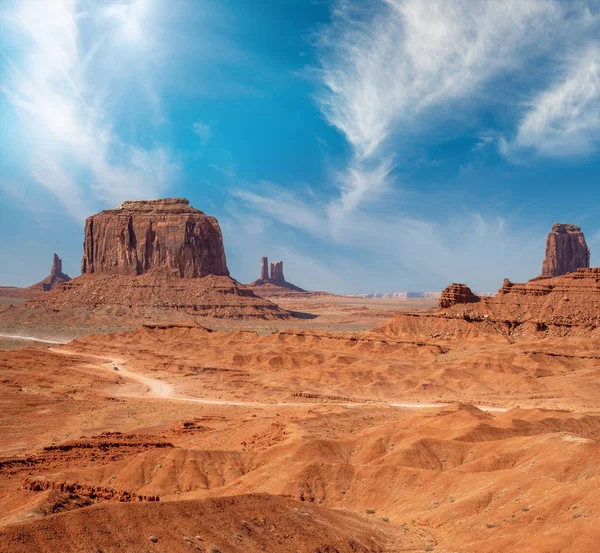 Monument Valley National Park Beautiful Summer Day — Stock Photo, Image