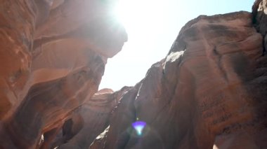 Üst antilop Kanyonu şaşırtıcı görünümü, 