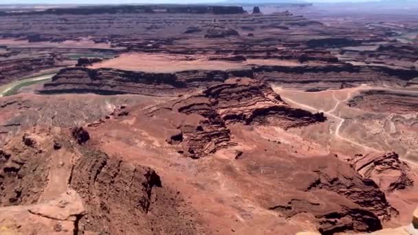 Vista Aerea Panoramica Horseshoe Bend Arizona Usa — Video Stock