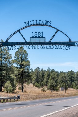 Williams işareti, büyük kanyon için ağ geçidi giriş.