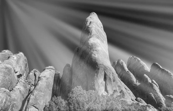 Гірські Породи Арках Національний Парк Штат Юта — стокове фото