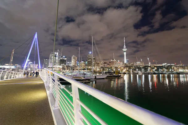 Auckland Nova Zelândia Agosto 2018 Vista Dos Arranha Céus Cidade — Fotografia de Stock