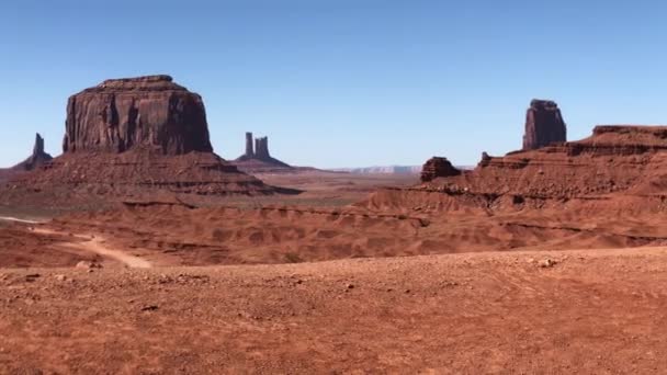 Monument Valley at Sunset — Stock Video