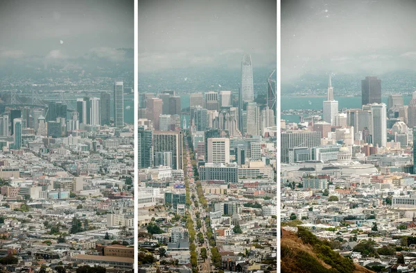 San Francisco Agosto 2017 Vista Aérea Del Horizonte San Francisco — Foto de Stock