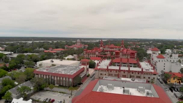 Vista Augustine Square Florida Estados Unidos Vídeo — Vídeo de stock