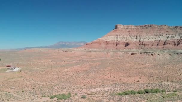 Geweldige Luchtfoto Van Prachtige Canyon Een Zonnige Zomerdag Video — Stockvideo