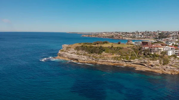 Flygfoto Över Bondi Beach Australien — Stockfoto