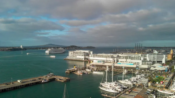 Auckland Nuova Zelanda Agosto 2018 Veduta Aerea Del Paesaggio Urbano — Foto Stock