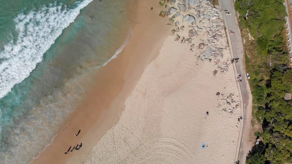 Vista Aérea Hermosas Olas Oceánicas —  Fotos de Stock