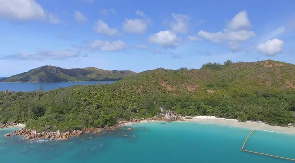 Flygfoto Vacker Tropisk Strand Från Drone — Stockfoto