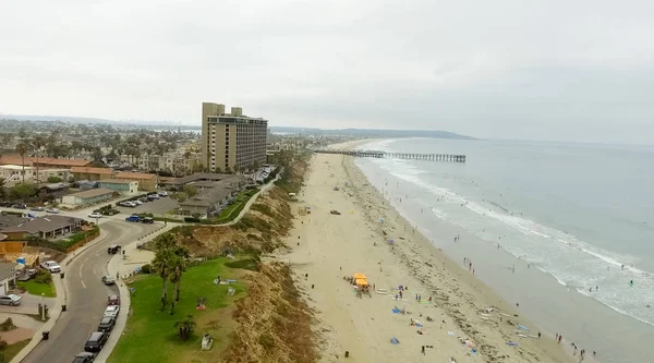 Luchtfoto Van Jolla Beach Californië — Stockfoto