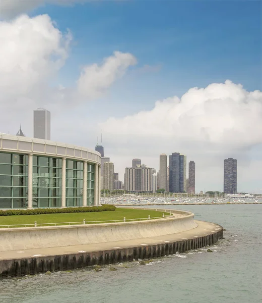 Chicago Wolkenkrabbers Bij Zonsondergang — Stockfoto