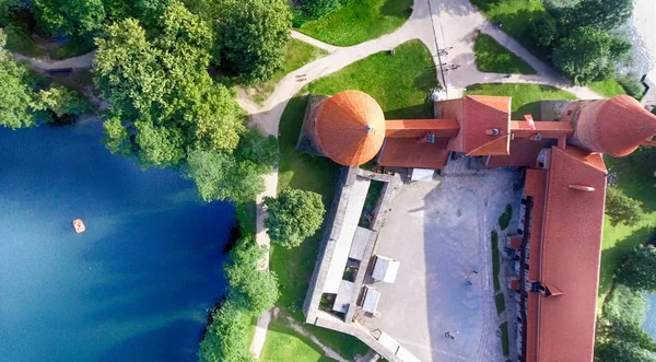 Pohled Středověký Hrad Nad Hlavou — Stock fotografie