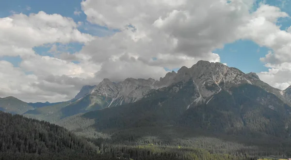 Vista Aérea Panorámica Dolomitas Italia — Foto de Stock