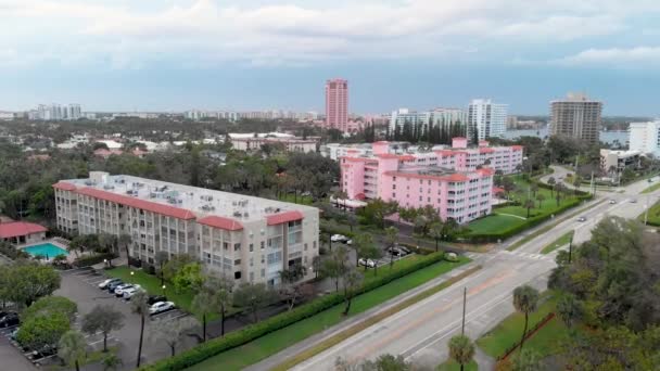 Boca Raton Pemandangan Panorama Udara Florida Pantai Amerika Serikat — Stok Video