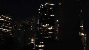 şaşırtıcı New York skyline alacakaranlıkta, ABD