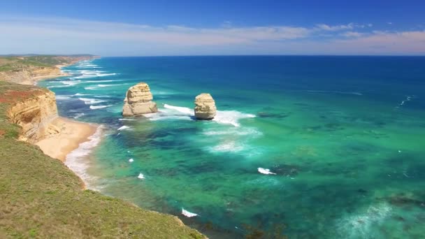 Splendida Vista Apostoli Victoria Australia Video — Video Stock