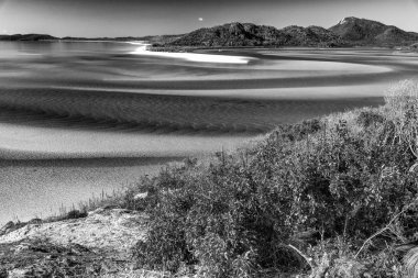 Whitehaven plaj havadan görünümü, Whitsunday Adaları, Avustralya