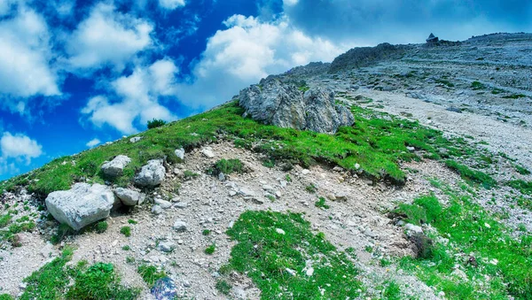 Schöne Sommerfarben Der Dolomiten Europa — Stockfoto