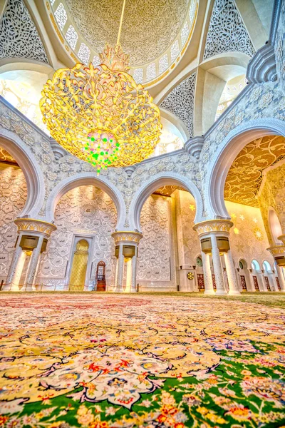 Abu Dhabi Verenigde Arabische Emiraten December 2016 Prachtige Interieur Van — Stockfoto