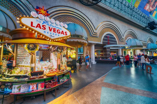 Las Vegas Juni 2018 Downtown Las Vegas Lampor Och Nattliv — Stockfoto