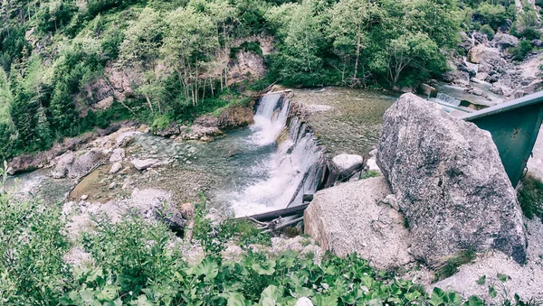 Cachoeiras Dolomitas Italianas — Fotografia de Stock