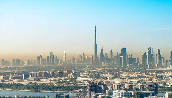 Dubai Emirados Árabes Unidos Novembro 2015 Skyline Cidade Edifícios Dubai — Fotografia de Stock