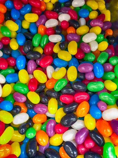 Colorful Candies Overhead Downward View — Stock Photo, Image