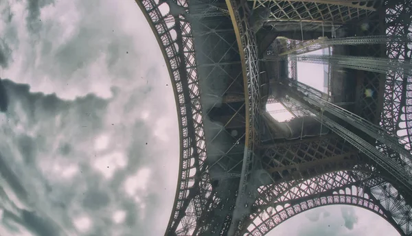 Internal Structure Tour Eiffel — Stock Photo, Image
