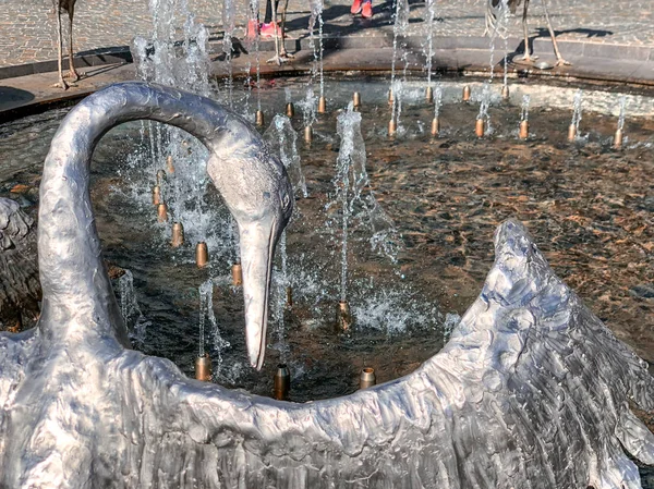 ダーリング ハーバー シドニーの噴水 — ストック写真