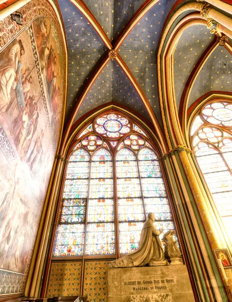 Paris Frankrijk December 2012 Interieur Van Kathedraal Van Notre Dame — Stockfoto