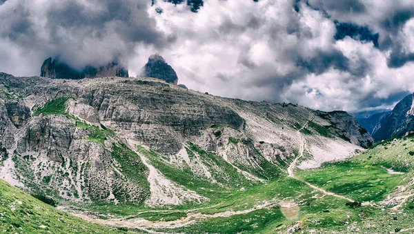 Belles Couleurs Estivales Des Dolomites Europe — Photo