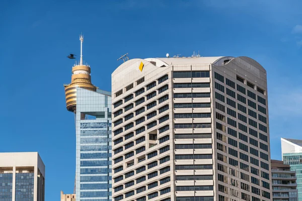 Wolkenkrabbers Van Stad Een Mooie Zonnige Dag Sydney — Stockfoto