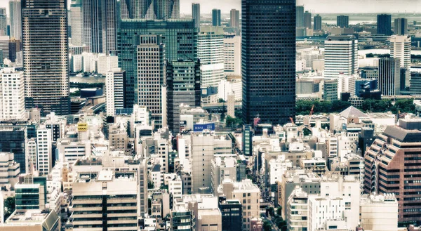 Tokyo Mai 2016 Vue Aérienne Des Toits Ville Tokyo Attire — Photo