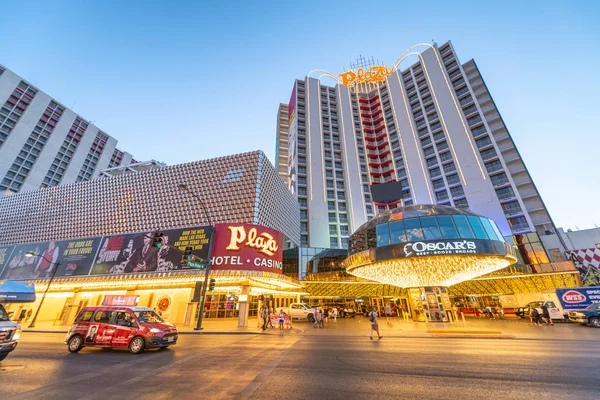 Las Vegas Junio 2018 Luces Vida Nocturna Centro Las Vegas —  Fotos de Stock