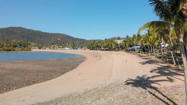 Beau Littoral Paysage Urbain Airlie Beach Queensland Vue Aérienne Depuis — Photo